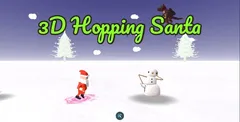 3D Hopping Santa
