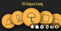3D Dalgona Candy