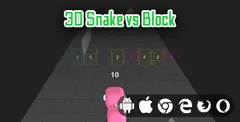 3D Snake versus Block