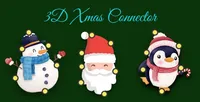 3D Christmas Connector