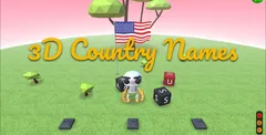 3D Country Words