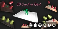 3D Cup And Ball