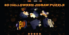 3D Halloween Jigsaw Puzzle